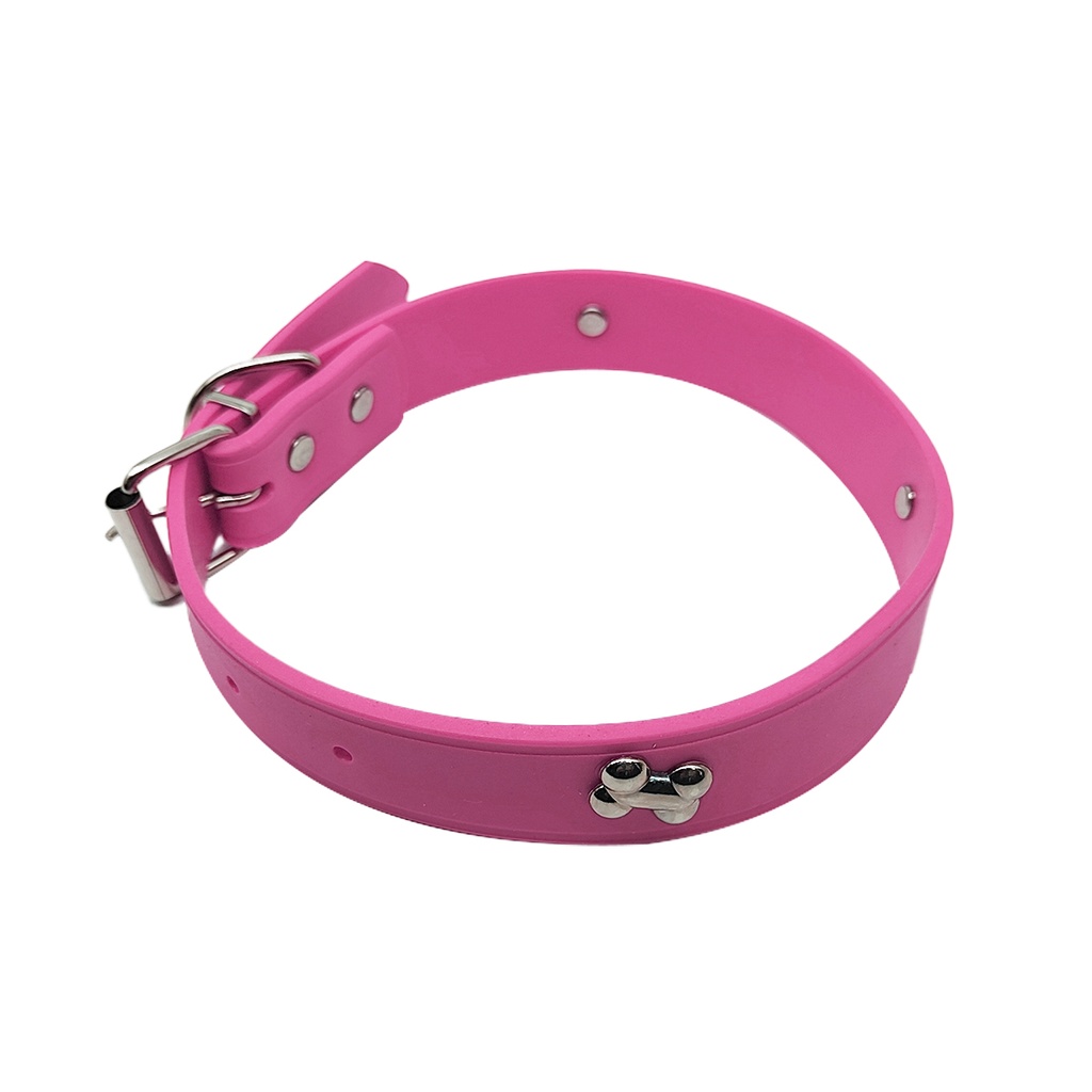 Collar P/Mascota Goma 1X30Cm Mod Huella