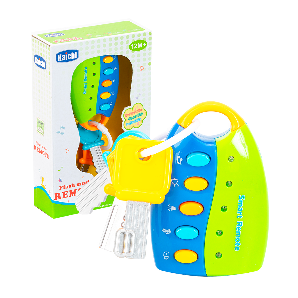Sonajero Llavero Bebe Con Luz