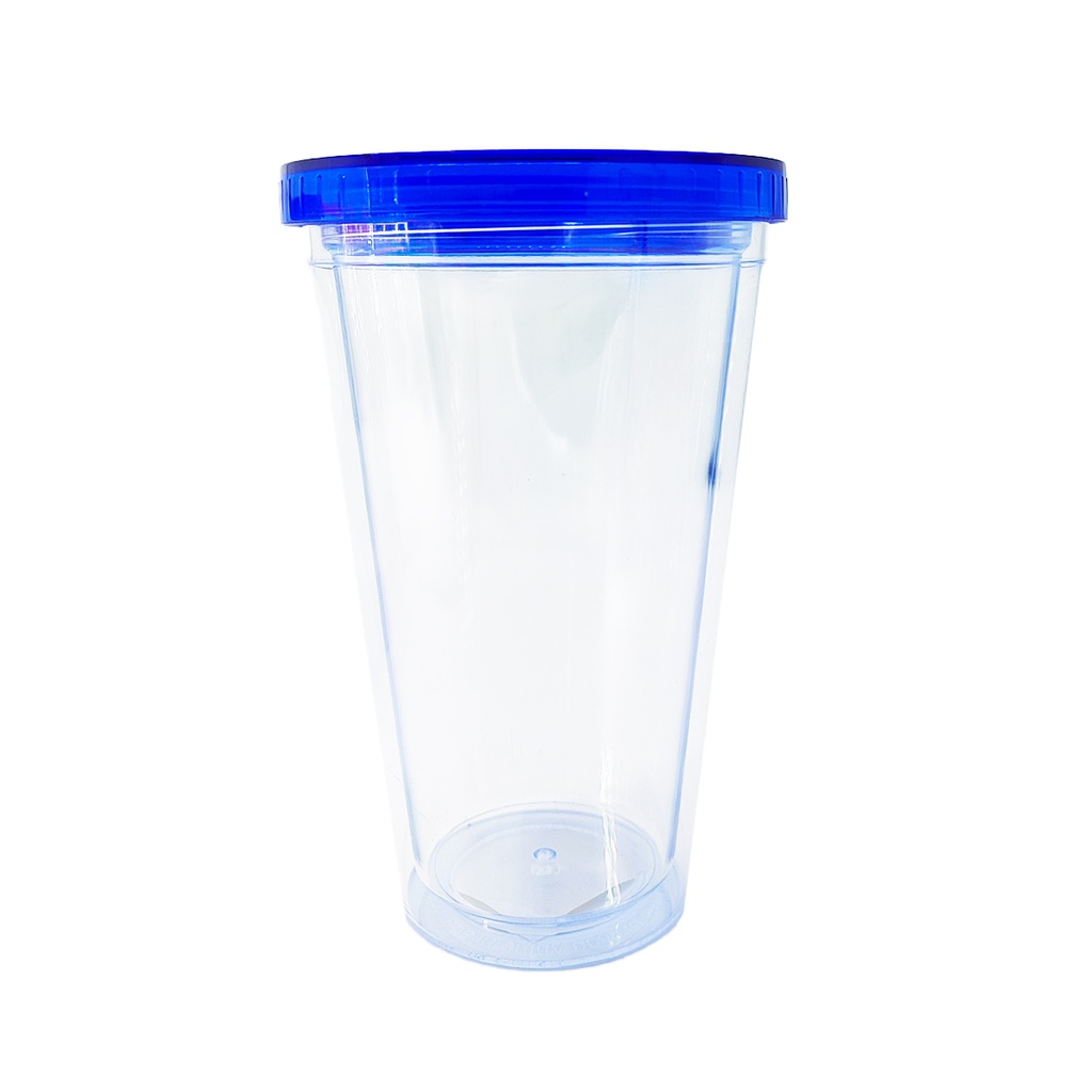 Vaso Acrilico 450Ml Tapa+Sorbete