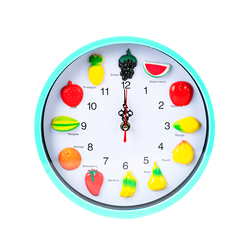 [0003 CE] Reloj Pared Fruta 25Cm