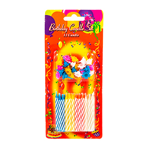 Vela De Cumpleaños 24 Pcs