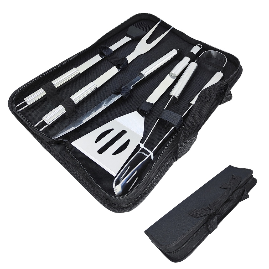 Set De Asado 5Pcs Con Estuche