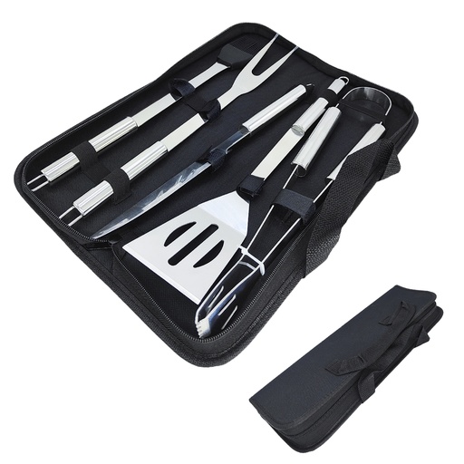 [0589 AC] Set De Asado 5Pcs Con Estuche