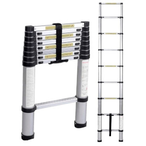 Escalera Telescopica 8 Esc 2.6M Aluminio