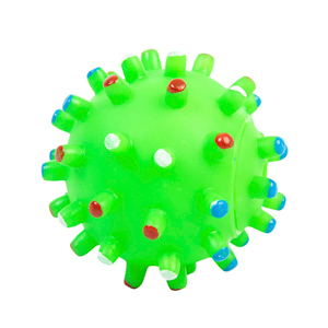[13043VE] Pelota P/Mascota Chifle 7,5Cm