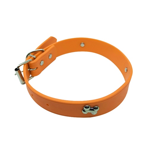[13088MAM1] Collar P/Mascota Goma 1X30Cm Mod Huella