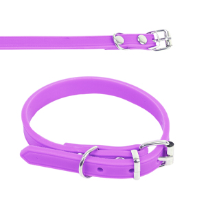 [13089VI] Collar P/Mascota Goma 1.5X37Cm Huella