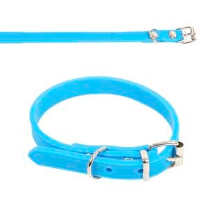 [13093AZ] Collar P/Mascota Goma 1.5X37Cm