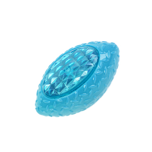 [13108AZ] Pelota Ovalada Chifle/Luz 13Cm