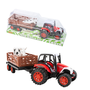 [3371 RO] Tractor A Fricción C/Animales