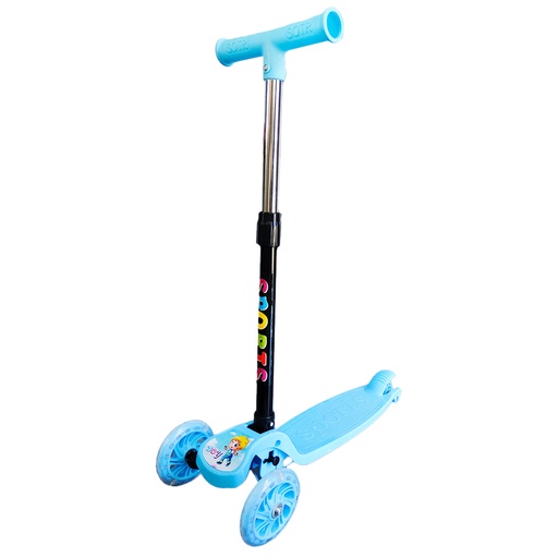 [5091 CE] Monopatin 3 Ruedas C/Luz Plegable