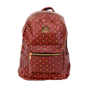[6058 BO] Mochila Corazones Chica