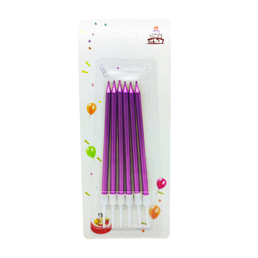 [0523 VI] Vela De Cumpleaños 6 Pcs