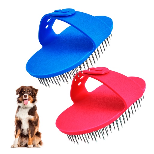 [13164SR] Cardina Manopla Diente Acero