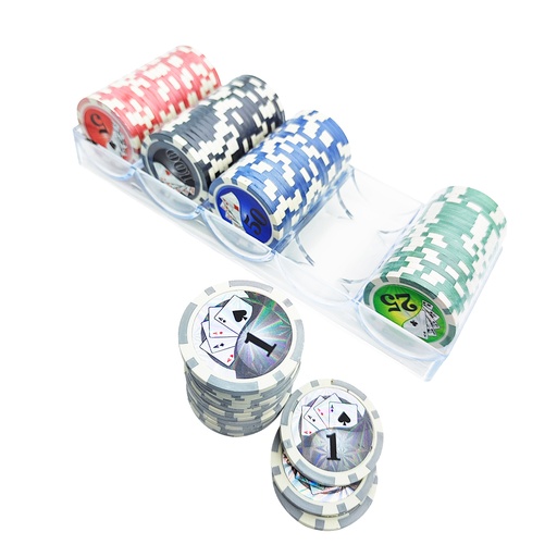 [5120 SR] Set Fichas De Poker X100
